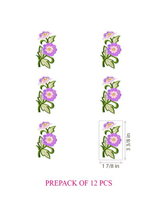 Patches Flower  (PK/ 12 )