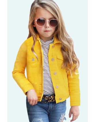 Girl's Basic Wash Bulk Denim Jacket (6/pk) Avail 5 colors 